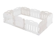 Caraz 9欄1門圍欄套裝 (不包地墊) 白&灰色（221*148cm)