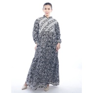 TERLARIS/ BATIK TRUSMI DRESS BATIK WANITA GAMIS BATIK KOMBINASI LIRIS