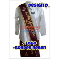 DESIGN C- SELEMPANG ANUGERAH TOKOH SELAMAT BERSARA  BORDER REBEN DAN LOGO #selempang