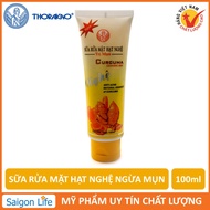 SỮA RỬA MẶT NGHỆ NGỪA MỤN CÓ HẠT THORAKAO 100G ( Nghệ củ )