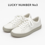 KIM&CO. ORIGINAL - Lucky Number (KF023W) รองเท้าผ้าใบมูเตลู เสริมดวง เสริมโชค การงาน ดีไซน์สวย วัสดุ