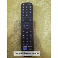 devant/hisense smart tv remotecontrol