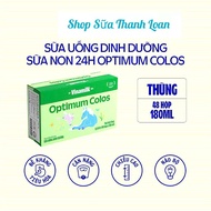 (HSD T3-2026) (Có Thẻ Tích Điểm) Thùng 48 Hộp Sữa Non Vinamilk Optimum Colos Gold 180ml.
