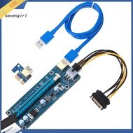 SEV Mining Equipment for Linux Gpu Mining Equipment Pci-e Riser Card 1x to 16x Extension Cable for Usb 3.0 Graphics Card Fast Shipping High Quality Best Price
