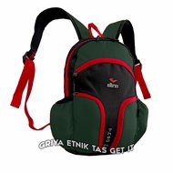 Tas Ransel Pria MINI 10 Liter GRATIS RAIN COVER Kantong Gendong Theo