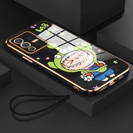 Casing HP For VIVO V23 5G V23i 5G V23E 5G V23E 4G Case Casing Happy Little Monster Pattern Casing Ph