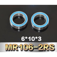 Ball bearing rubber shields 6x10x3 (4pcs)