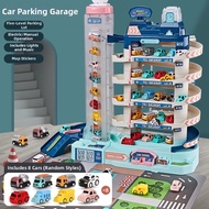 Space Adventure Educational Toy 9 Track Parking Garage