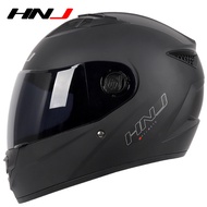 Full Helmet HNJ Motorcycle Helmet Electric Car Helmet Cool Couple Full Helmet
