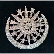 Kerongsang Dokoh Songkok Muslim / Bulan Bintang Pin Kerongsang Dokoh