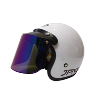 helm bogo jpn warna putih glossy helm retro jpn arc original dewasa putih glossy