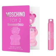 MOSCHINO🍑泡泡熊女性淡香水 1ml 試管 針管香水 女香 泡泡糖 熊芯未泯2 泡泡熊 女性淡香水