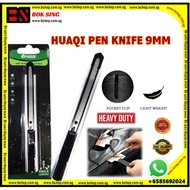 HUAQI PEN KNIFE 9MM/LIGHT WEIGHT PEN KNIFE/POCKET PEN KNIFE