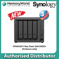 [SYNOLOGY Authorised Distributor] SYNOLOGY DS925+ 4 Bay DiskStation NAS. Singapore Local 3 Years War