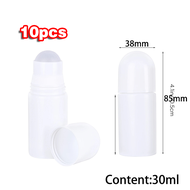 10 Buah Botol Roll On 30ml 60ml Plastik Botol Deodorant Kosong Roll On Anti Bocor