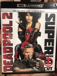 4K Ultra HD +Bluray Blu-Ray Deadpool 2 super cut 死侍 2 藍光光碟