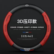 Toyota Steering Wheel Cover Leather FOR Vios Wigo Lnnova Rav4 Hiace Hilux Fortuner Avanza Civic Stee