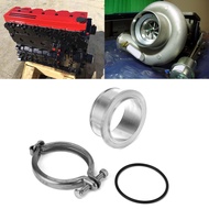 อุปกรณ์หนีบหน้าแปลนเทอร์โบคอมเพรสเซอร์วีแบนด์เหมาะสำหรับ HX35โฮลเซ็ต HX35W HX40W เทอร์โบ