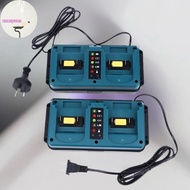 XUAN For  18-20V  Rechargeable Portable Mini Dual Ports Charger BL1860B BL1850B BL1830 BL1840B BL186