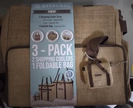 現貨 日本好市多 Costco日本限定新款茶色保溫提袋3入組-60L+45L+可收納迷你購物袋 保冷袋 露營 購物袋