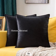 Suede sofa cushion cover 30x30 40x40 45x45 50x50 60x60 plain premium suede