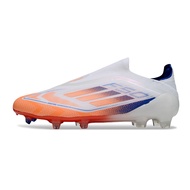 F50 Laceless fully knitted waterproof FG football shoes adidas F50 Elite Laceless FG kasut boots foo