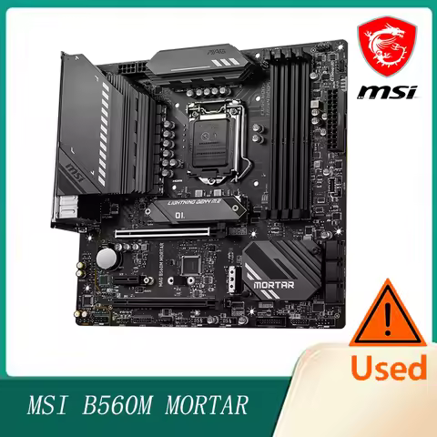 MSI MAG B560M Mortar LGA 1200 11th/10th Gen Intel Core Gaming M-ATXMotherboard