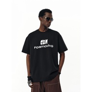 FPA sport pure cotton loose classic letter printed casual round neck summer t-shirt