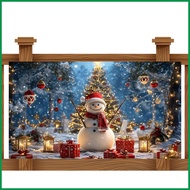Christmas Garage Door Banner 13x6ft Festive Decoration Merry Christmas Backdrop for Garage Door Part