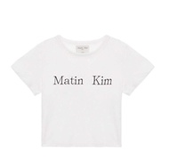[พร้อมส่ง] Matin Kim Crop Top สินค้าของแท้ 100%  - เสื้อยืด Crop นำเข้าจากเกาหลี