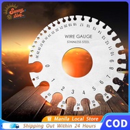 Round Wire Thickness Ruler Gauge Soldering Inspection Tool 0-36 AWG Wire Gauge Measuring Tool