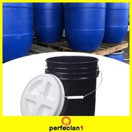[Perfeclan1] 20L Bucket Pail Storage Container Leakproof Multifunctional Barrel Pail with Screw Lid 