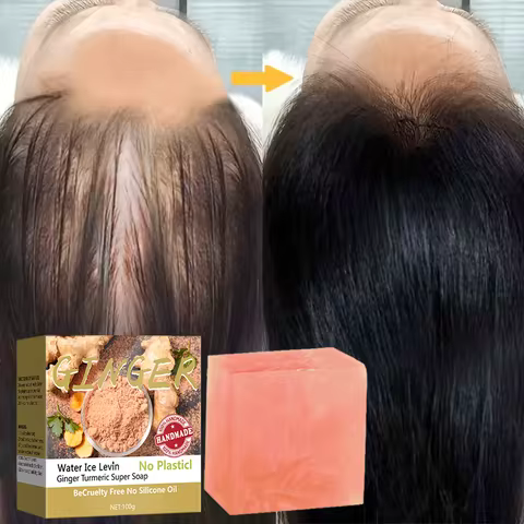 Turmeric Super Soap Shampoo Cold Process Soap Shampoo Shampoo Bar Pure Plant Shampoo Shampoo Hair Tr