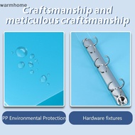 WHE 1PCS A4 Perforated Folder Candy-Colored Transparent O-shaped 2-hole, 3-hole, 4-hole Waterproof F