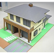 DIY Papercraft Japanese House Diorama