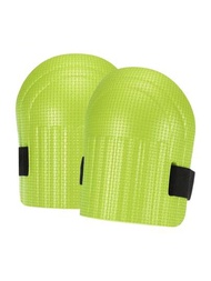 1雙/2入組帶彈性帶的eva泡棉膝墊,輕便防水,適用於家居清潔和建築工作,耐用、防風、加厚膝關節保護