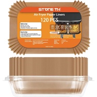 120 Helaian Kertas Pembakar untuk Penggoreng Udara Dwi Ninja, Penggoreng Udara Dwi Ruang Batu TH Pel