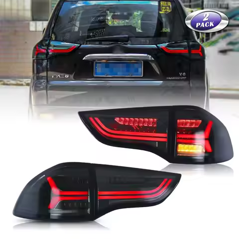 TYPY 2011-up Car Light For Mitsubishi Pajero Sport Rear Tail Lights LED Taillights DRL Auto Accessor