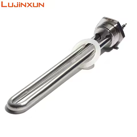 LUJINXUN 1inch Low Voltage Solar Water Immersion Heater Element DC 24V 300W/600W/900W 200mm Length 3