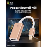 鑫喆適用mini dp轉hdmi轉接頭VGA適配器蘋果mac筆記本book電腦拓展塢4K顯示器電視DVI雷電同屏接口連接線L041