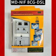 lightning Protector cal-lab ND-NIF 8CG-DSL 防雷插座
