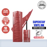 MAYBELLINE Superstay Vinyl Ink Liquid Lipstick Make Up Lip