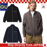 GU Aze Full Zip Knit Jacket【Direct from Japan】
