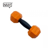 Pet toys shaped like gym weights