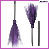 🎃 2Pcs Halloween Brooms 35.4*3.9*3.9in for Costume Events and Festive Cosplay Decor