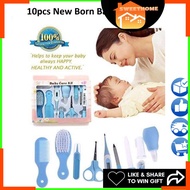 EcoCare Best Gift 10 Pcs New Born Infant Baby Toddler Bathing Grooming Safety Health Case kits Nurse