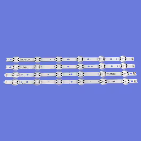 100% New 4pcs/Kit LED Strips For 49 TV 49UJ651V 49UV340C UB 49UJ6500 LC490DGG 6916L 2862A 2863A V17 