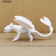 IONSKY Action Figure For Children Gift Figures Toy Light Fury PVC Hiccup Night Fury Toothless Model 