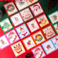 Christmas Gift Mini XMAS Greeting Card Colorful Message Card