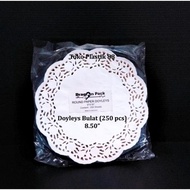 Doyley Paper | Round Paper Doyleys D=8.50" (Contents 250 Pcs) Original